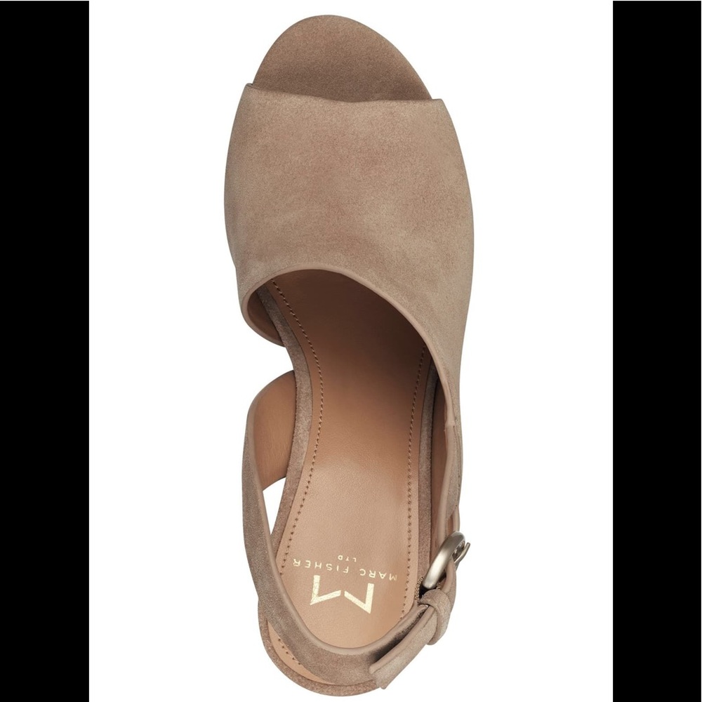 Marc Fisher Waleis Peep Toe Heels NEW - Picture 3 of 8